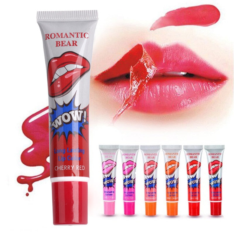 Amazing 6 Colors Peel Off Liquid Lipstick